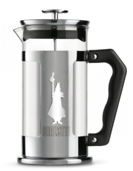 Bialetti Kaffeebereiter Preziosa 1 l, Silber